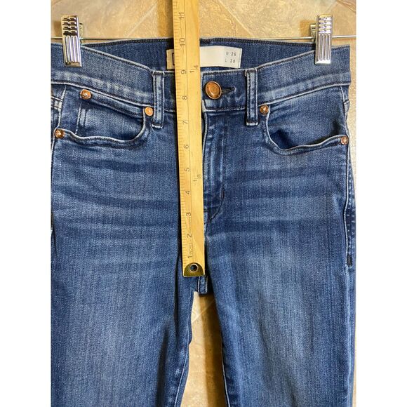 AYR The Chiller Skinny Jeans Women's 25 Skinny Stretch‎ Mid‑Rise Blue Denim Dark - Picture 11 of 13